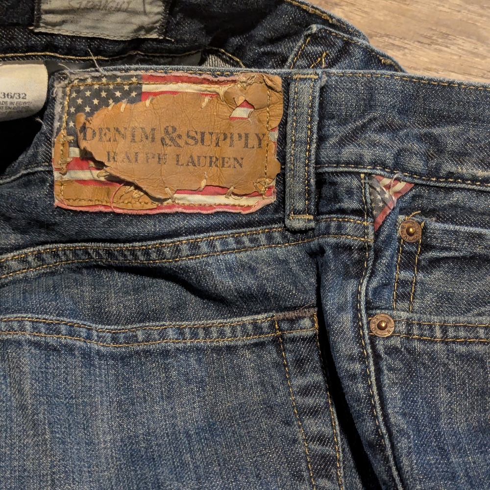 Men's Vintage denim And Supply Ralph Lauren Blue Jeans - Picture 5 of 6